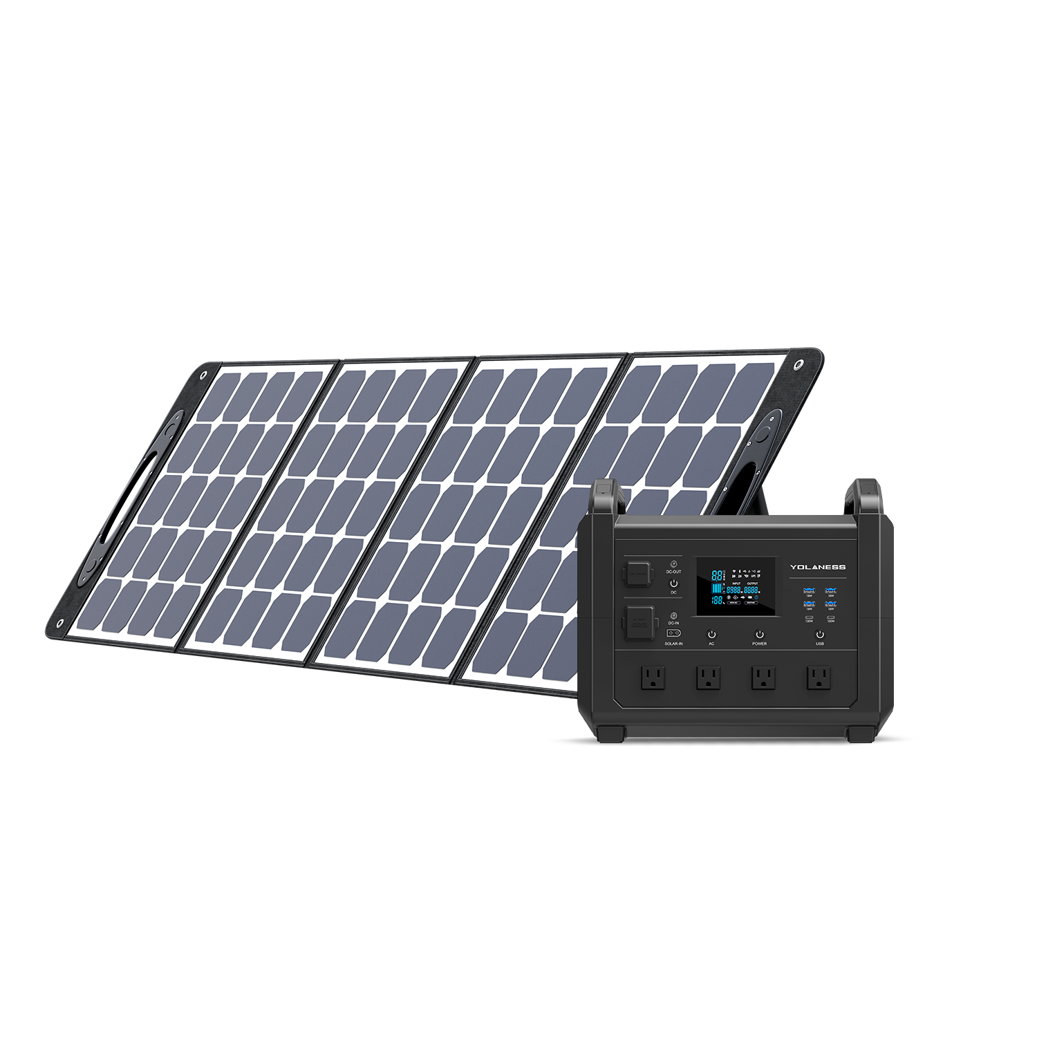 YOLANESS SAPY1600 Solar Generator (Solar Generator 1600 with 1× 280W S
